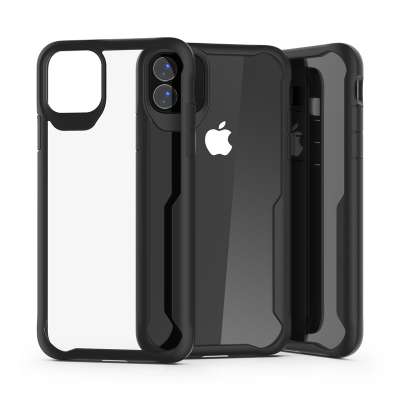 For Iphone Xi 2019 Tpu+Pc Case Transparent Droproof Soft Case For Apple Iphone 11 2019