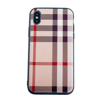 Factory Supply Oem Embossed Various Checked Phone Case With Full Gloss Oil Printing Craft For iphone x case