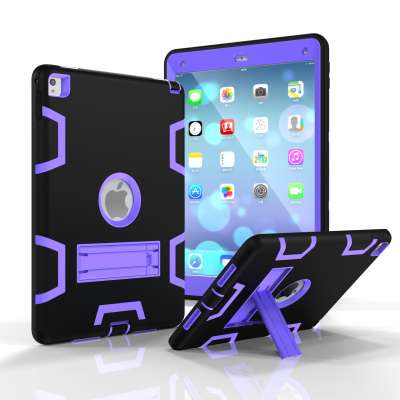 Heavy Duty Case With Kickstand For Ipad mini 1 2 3  Rugged Tablet Cover silicone Protector